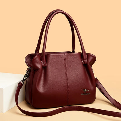 Luxury Designer Women's Handbag Soft Leather Large Capacity Purses and Handbags Casual Shoulder Bags Sac A Main Ladies Tote Bag