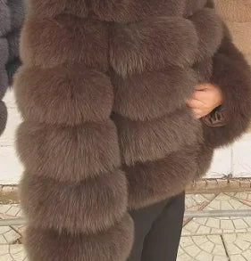 Fox Fur Coat Real Women'S New Fashion Furry And Skin Clothing Natural New In Coats & Jackets