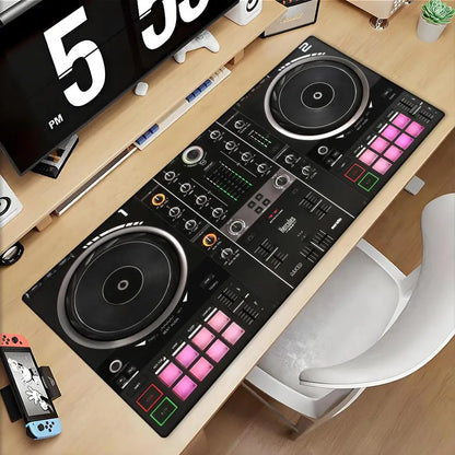Mouse Pad Music Radio Dj Panel Gamer printon demand Custom Computer MousePad Natural Rubber Office Soft PC Accessory Desktop Pad