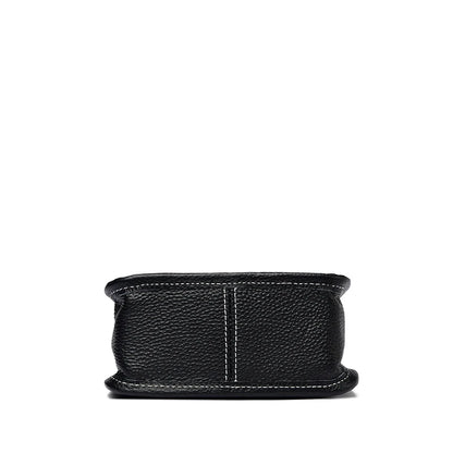 High Quality Genuine Leather Crossbody Bag for Women Vintage Cowhide Leather Shoulder Bag Small Luxury Designer Satchel Handbags