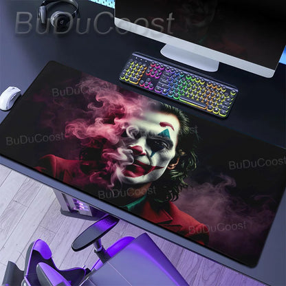 J-Jokers Popular Movies Mousepad HD Printing Computer Gamers Locking Edge Non-slip Mouse Pad XXL Non-Slip Keyboard PC Desk Pad