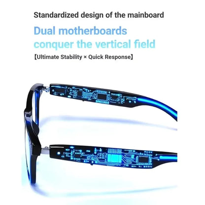 Smart Glasses AI translation 100+ Languages Make Receive Calls Music Calling Noise Reduction Light BT TWS Glasses Men Women