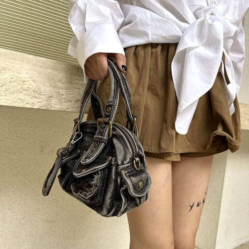 Denim Crossbody Bags for Women Shoulder Bags Hand-held Retro Purse and Handbags Luxury Bags Designers Bag Сумка Женская Bolsa
