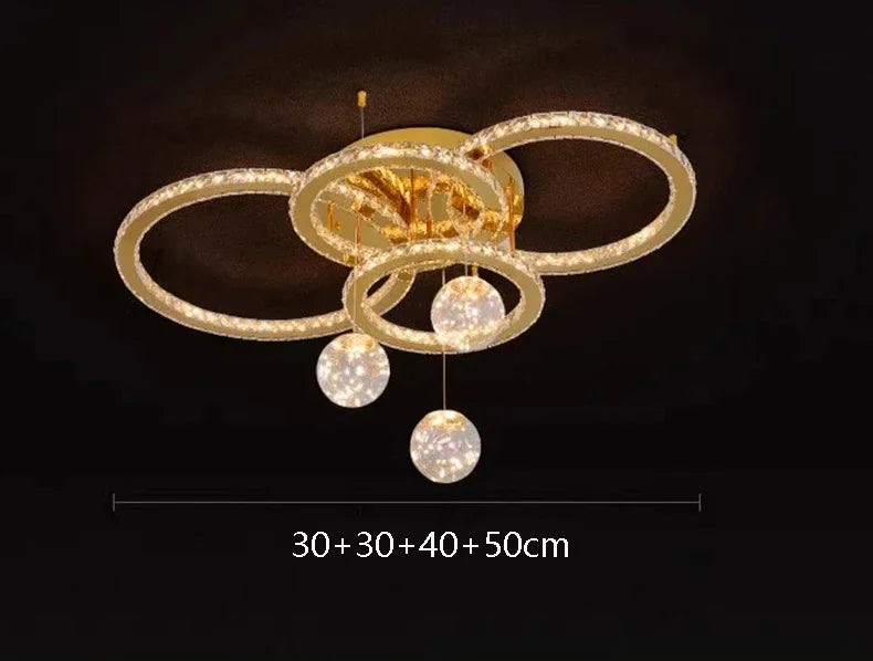 Modern Led Ceiling Lights Home Decor Pendant Light Lamps for Living Room Led Chandeliers Indoor Lighting Gold Hanging Light
