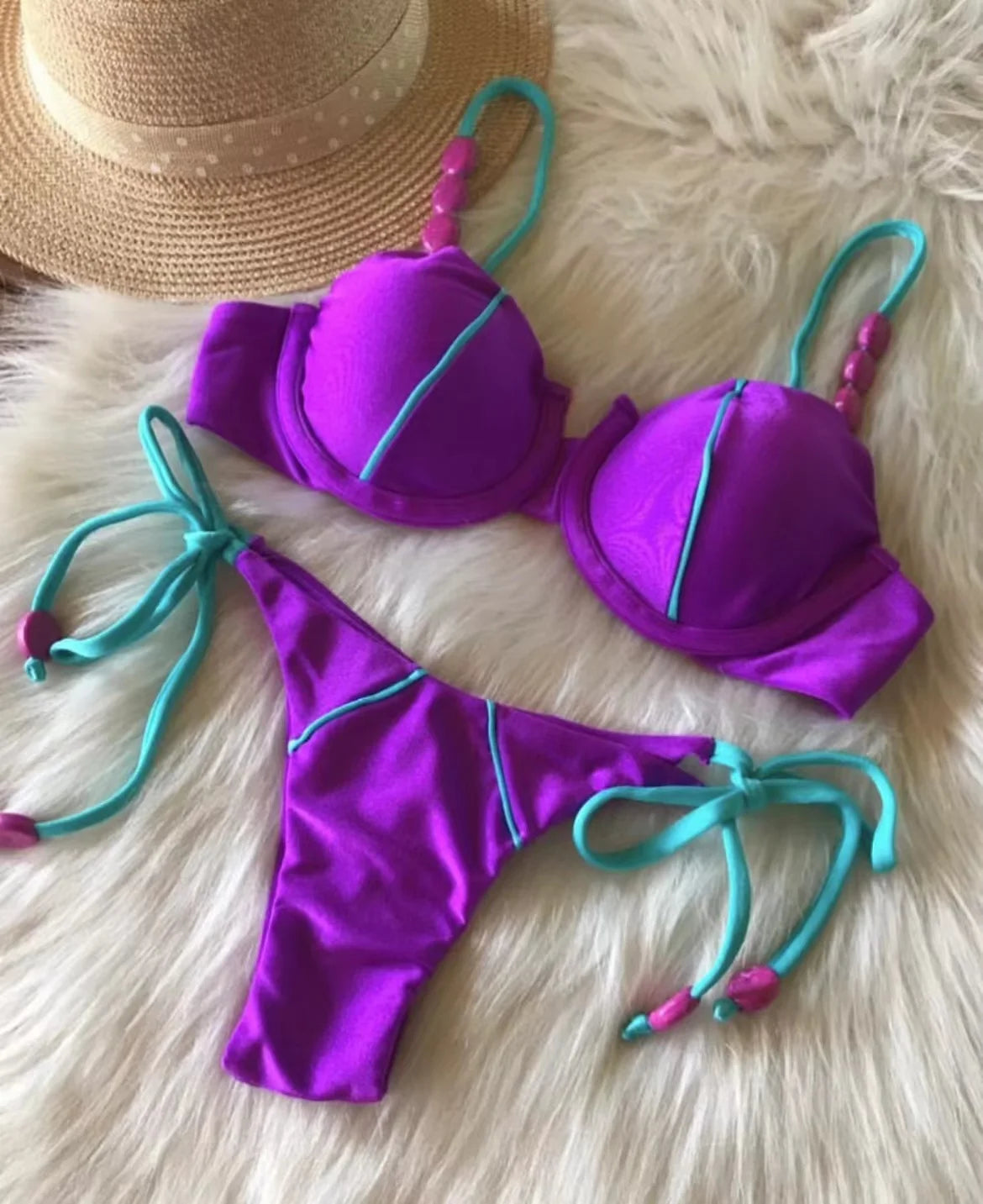 RUOTONGSEPT New Sexy Push up Bikini Set Swimsuit Women's low-waist Swimwear For Female Two Piece Beachwear 2023 Bathing Suit
