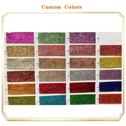 7CM Block Heel Pink Glitter Knee High Boots Women Square Toe Side Zipper Fashion Long Shoes Party Nightclub Long Pipe Booties