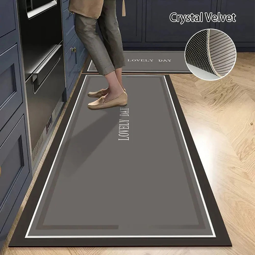 VIKAMA Kitchen Floor Mat Living Room And Bedroom Entrance Door Mat Home Decoration Laundry Room Corridor Long Small Carpet