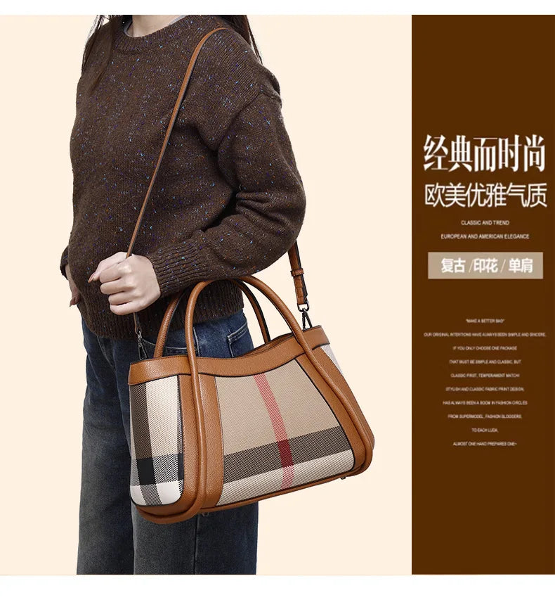 Fashion Women's Tote Bag High Quality Versatile Shoulder Bag Trend Brand Temperament Crossbody Bag Designer Luxury Handbags