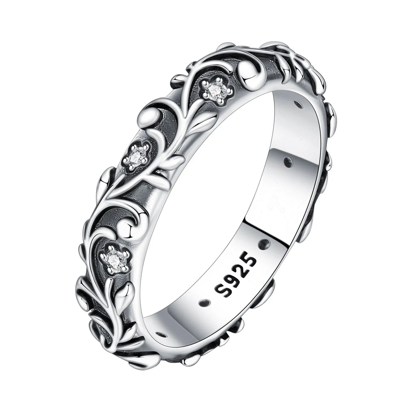 925 Sterling Silver Three-Ring Stackable Ring for Women Simple Fashion Design Fine Jewelry Perfect for Birthday Party Gift 2026