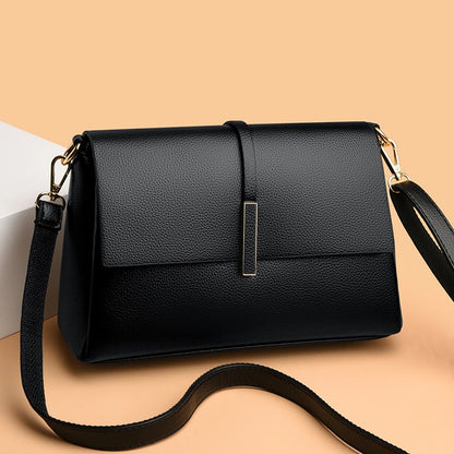 Soft Leather Luxury Shoulder Crossbody Bags for Women 2023 Fashion Purses and Handbags Designer Fashion Ladies Messenger Bag Sac
