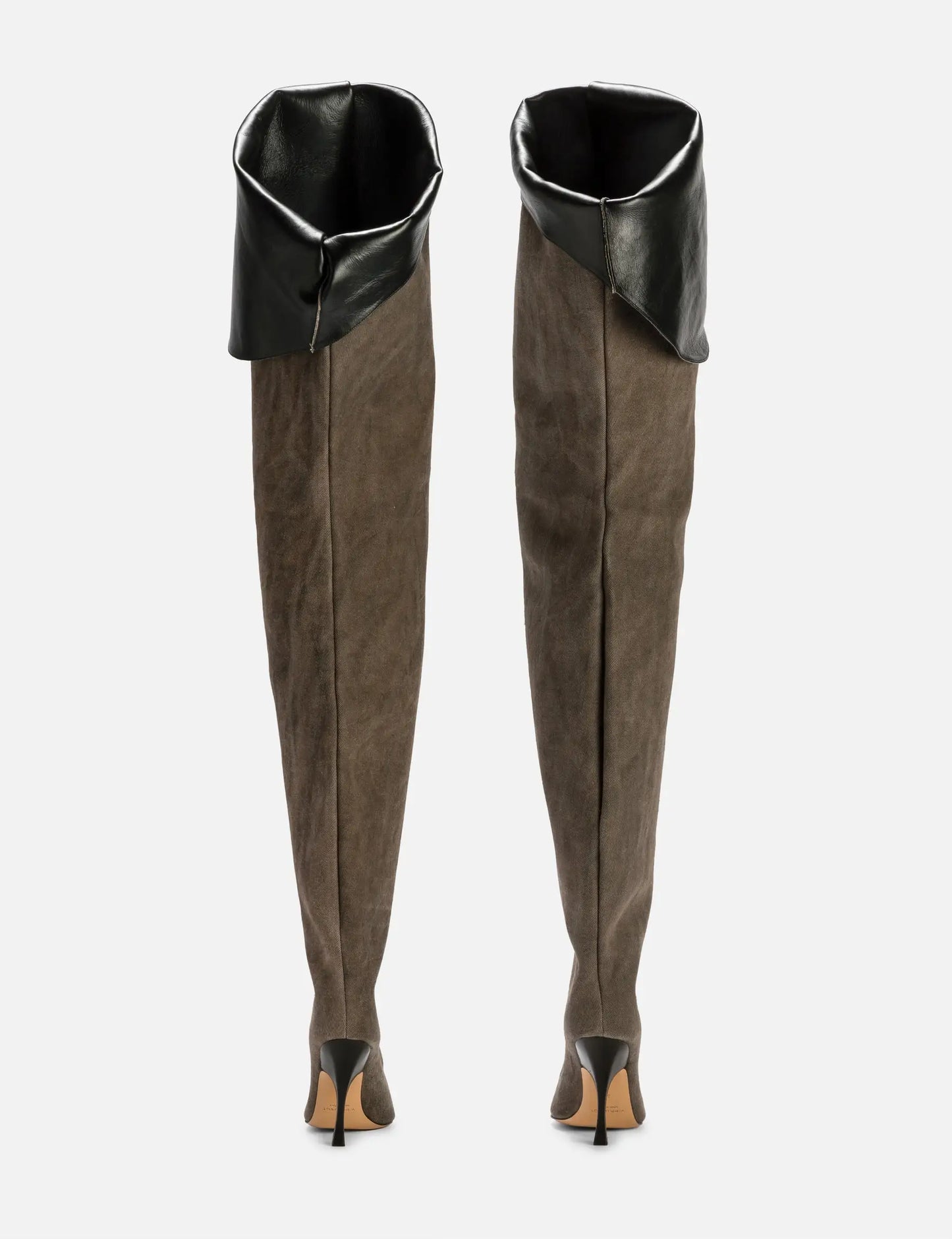 European and American Women's Sexy Over the Knee Pointed Fashion Stage Walking Shoes, Nightclub Spicy Girls' Trendy Pants and Bo