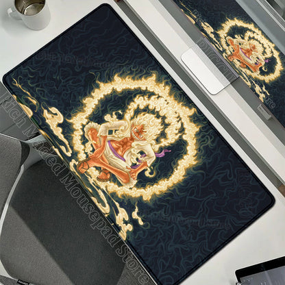 Anime Gamer Keyboard MouseMats One P-Piece Gaming Mouse Pad XXL Speed Rubber Cartoon Big Computer Desk Mat PC E-Sports Mousepad