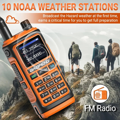 Baofeng UV-17pro Max Air Band Walkie Talkie Draadloze Kopieerfrequentie Lange Afstand Type-C Noaa Am Draagbare UV-5R  Ham Tweewe