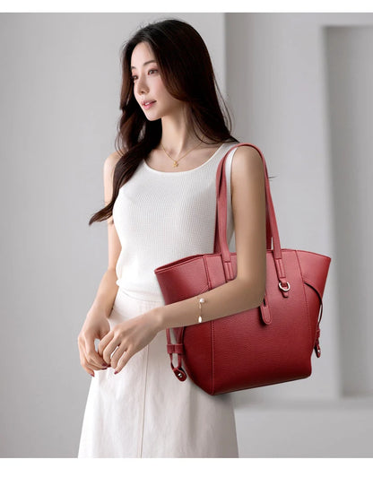 Luxury Brand PU Leather Shoulder Bags Women Fashion Large Capacity Handbag Elegant Crossbody Purse For Ladies Casual Office Tote