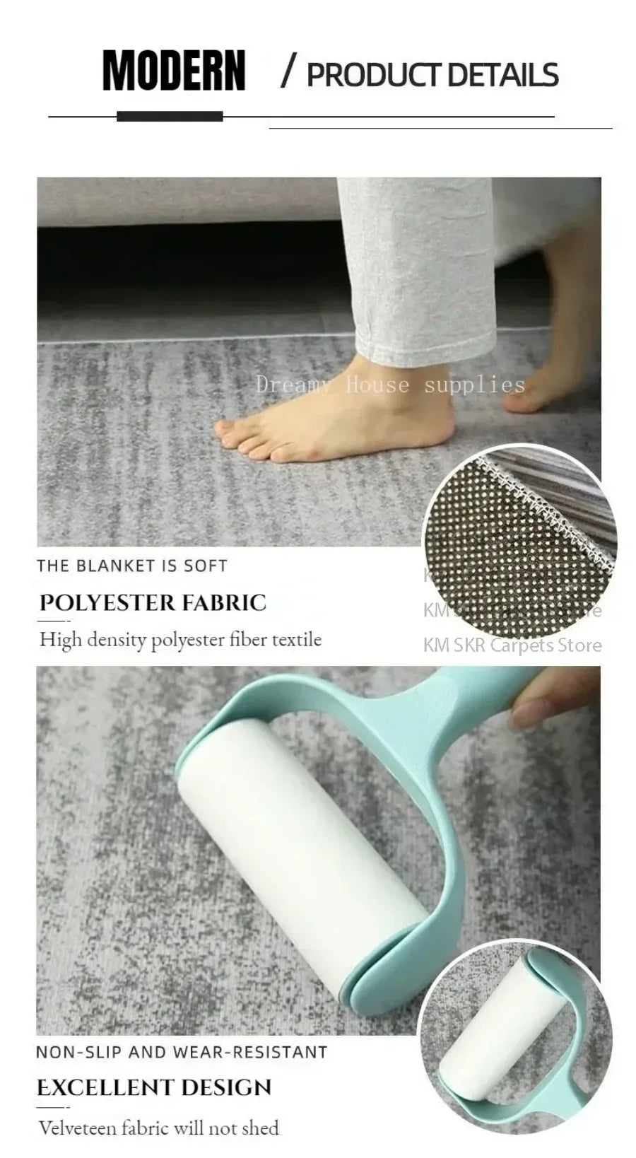 Modern Halloween Party Decoration Floor Mats Antiskid Washable Living Room Sofa Carpet Easy Clean Bedroom Bedside Mat Customized