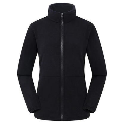 Winter Women's Wool Jacket Stand Collar Warm Breathable Cold Resistant Casual Comfortable Outdoor Travel Hiking Clothing