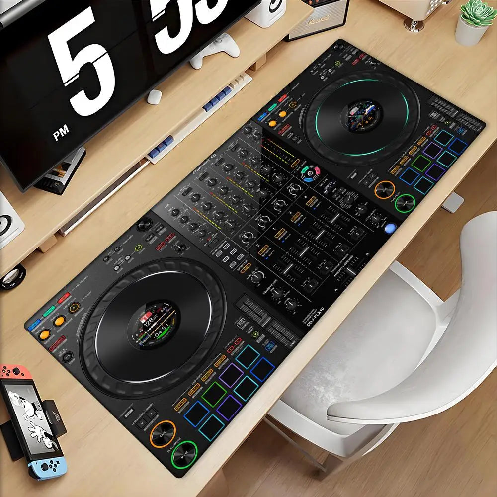 Mouse Pad Music Radio Dj Panel Gamer printon demand Custom Computer MousePad Natural Rubber Office Soft PC Accessory Desktop Pad