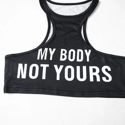 Summer Fashion Sexy Clashing Colors Women Clothing Casual Slim Hollow Round Neck Sleeveless Tank Top Women Monogram Y2k Top