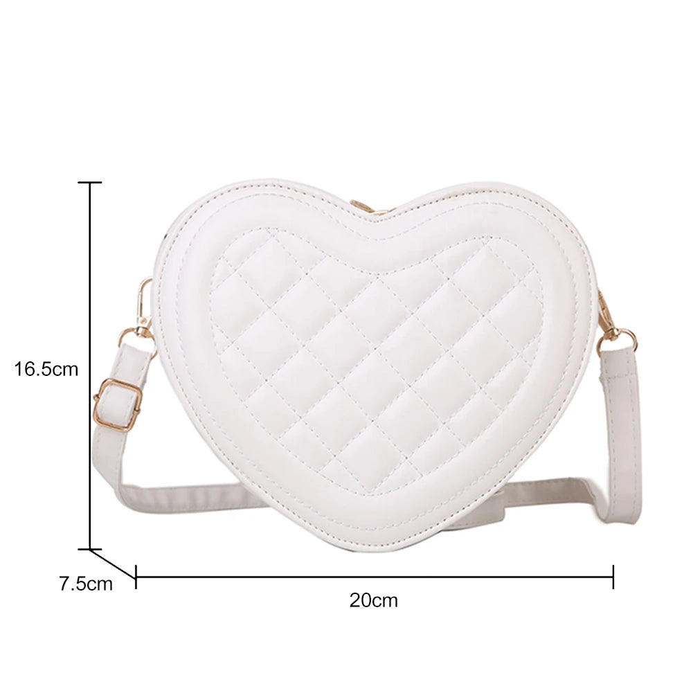 Luxury Love Shaped Shoulder Bag Small Handbags Designer Crossbody Bags Women Sling Purse Red Peach Heart Phone Bag Shoulder Bag