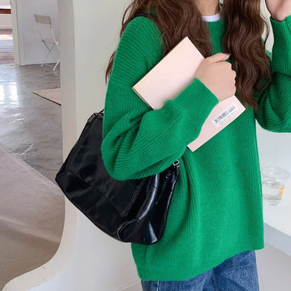 High Quality Women Pu Leather Shoulder Bag Fashion Designer Ladies Messenger Bags New Luxury Female Large Capacity Crossbody Bag