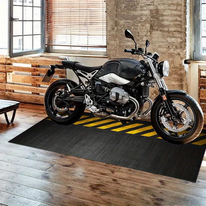 VIKAMA Cool Motorcycle Display Mat Non-Slip And Wear-Resistant Garage Mat Corridor Bedroom Bedside Blanket Home Decoration