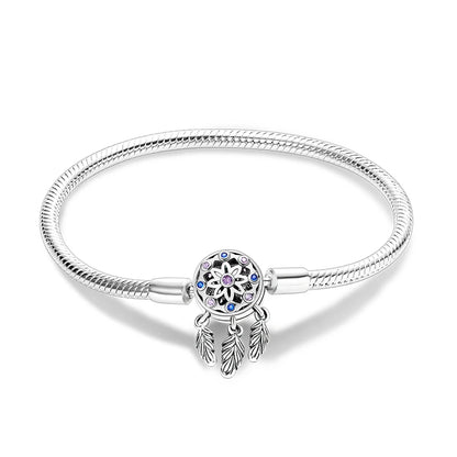 925 Sterling Silver Heart Love Snake Chain Bracelet Infinite Knot Butterfly For Women Fit Original Charms Beads Jewelry Gift
