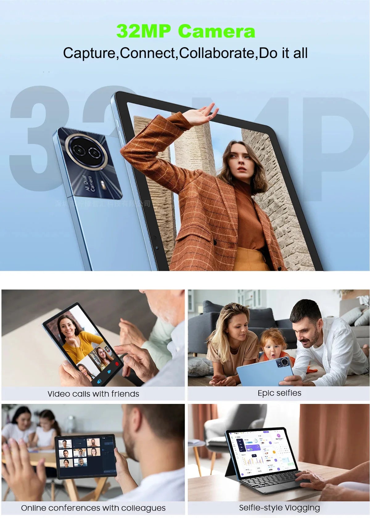 Mpad 15 Ultra Large Screen Android 15 Tablet PC 14 Inch 16+512GB 5G WiFi GPS Phone Call Capability Google Play Compatible Laptop