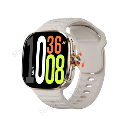New 5G Smartwatch 2.4inch larger Amoled Screen Smart Watch With 190° Rotary Camera GPS 2100mAH Battery 720*720 HD Resolution