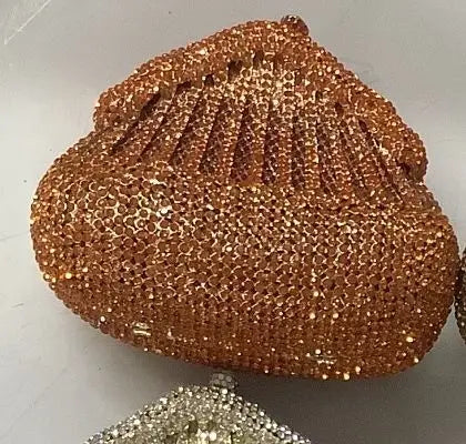 XIYUAN Crystal Evening Bag Purple Diamond Women Wedding Purse Lady Rhinestone Clutches Party Dinner Handbags Luxury Branded Bags