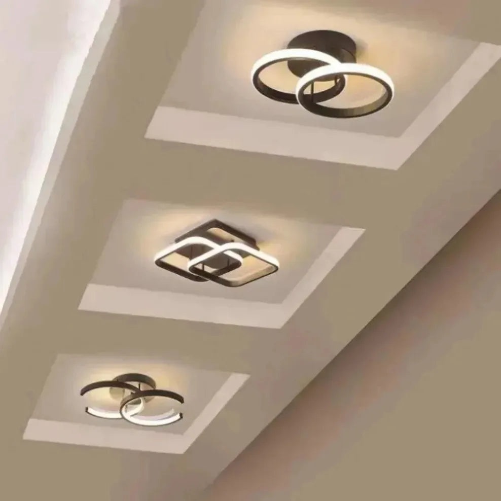 LED Strip Aisle Ceiling Lights Modern Minimalist Living Room Lamps For Balcony Entrance Staircase Home Decor corridor lamp
