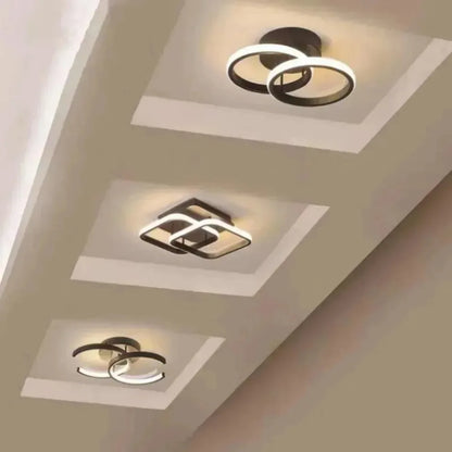 LED Strip Aisle Ceiling Lights Modern Minimalist Living Room Lamps For Balcony Entrance Staircase Home Decor corridor lamp