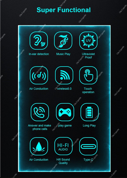 2026 Smart Audio Glasses Touch Open Listening Design Lightweight Ultra Clear Sound Quality Bluetooth Call Waterproof Glasses New