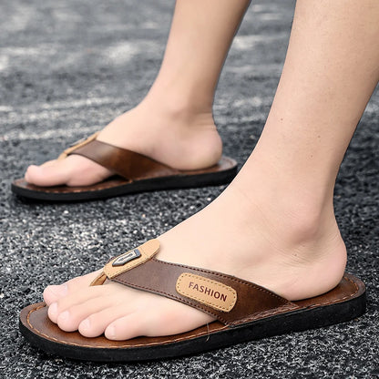 Hot-selling Summer Slippers for Men Soft Sole Slides New Arrival Male Flip Flops Leisure Walk Men's Casual Sandals New Half Drag