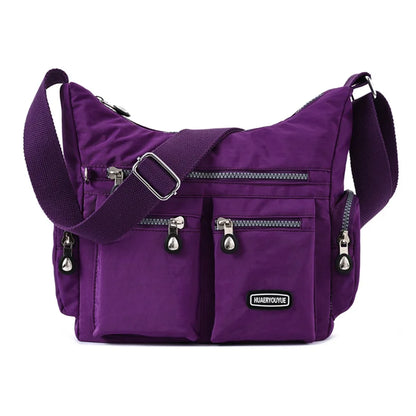 Women's Shoulder bag Nylon Female Travel Handbag Ladies Messenger Bag light CrossBody Bag High-grade Wear-resistant fabric