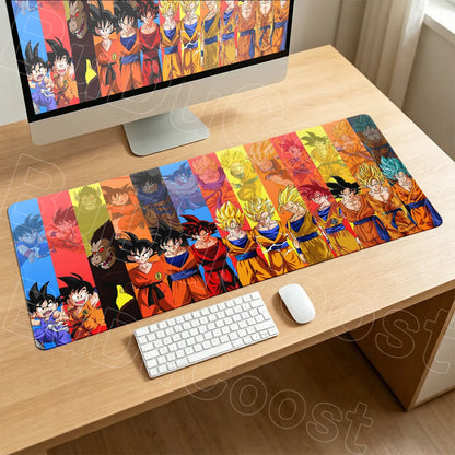 Anime Gaming Anti-slip Mousepad 300x600mm Computer Gamer Carpet Gift Dragon Ball Vegeta Lock Edge Deskmat XL Laptop Keyboard Rug