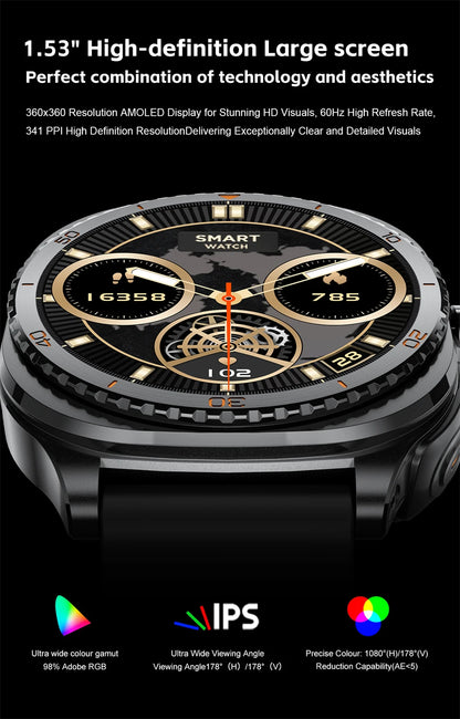 New 2026 TWS 2-in-1 Wireless Headset Smart Watch 7 Ultra AMOLED HD Screen Smartwatch with Earbuds Bluetooth Call Sports Watches