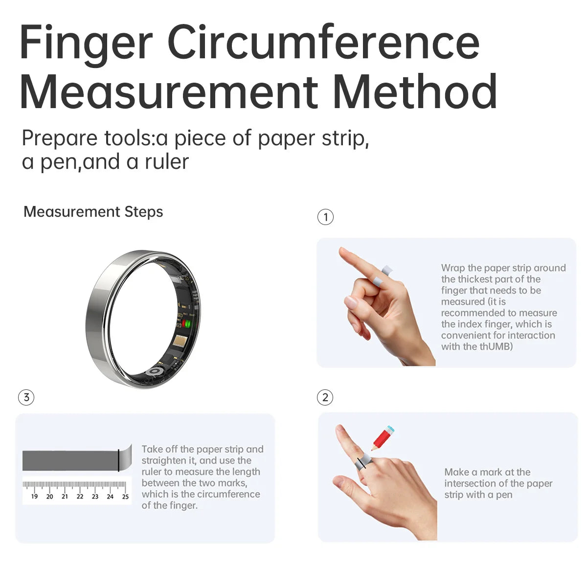 2026 Smart Ring Heart Rate Blood Pressure Monitor Health Ring 5ATM Waterproof Bluetooth Call  Men Women For Gifts
