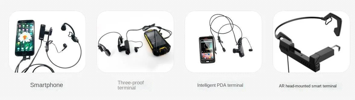 Remote Collaboration Video Conference Live Broadcast AR Smart Glasses/Ar Head Display/Industrial Inspection Head-Mounted black