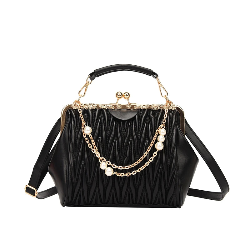 New Summer Women's Shoulder Bag Thick chain Handbag Sense of luxury Ladies Clouds Crossbody Messenger Bags Designer PU Women Bag