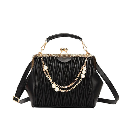 New Summer Women's Shoulder Bag Thick chain Handbag Sense of luxury Ladies Clouds Crossbody Messenger Bags Designer PU Women Bag