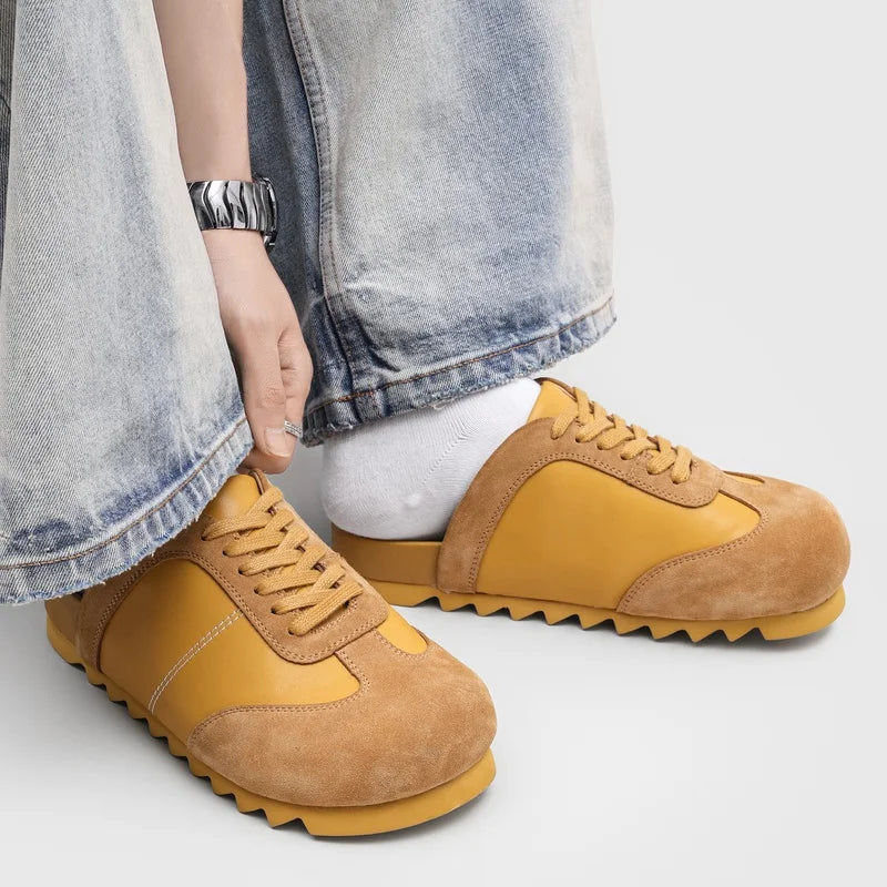 DIMANYU Men's Slip-On Outdoor Slippers  2026 New Fashion Mule Shoes Men Thick Sole Mixed Color Casual Men's Slippers