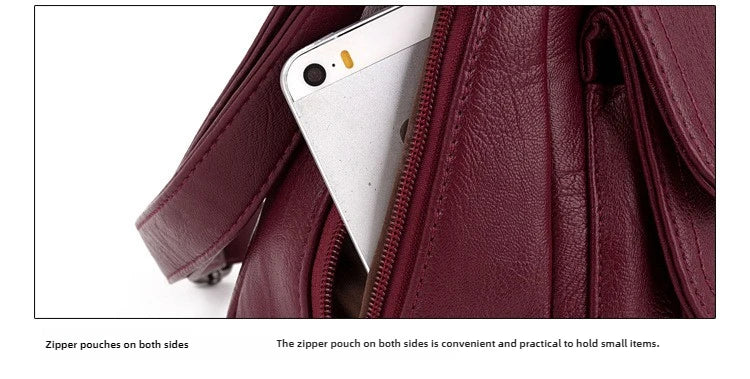 Luxury Designer Handbag High Quality Soft Leather Purses And Handbags Casual Shoulder Messenger Bags for Women 2024 New Sac