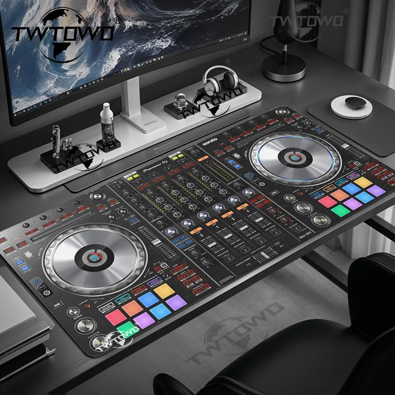 Mouse Pad Radio Dj Gamer printon demand Custom Computer Mousepad XXL MousePads Natural Rubber Office Soft PC Desktop Mouse Pad