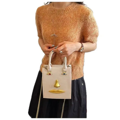 Luxury Brand Classic Women's Handbag In Elegant Leather - Fashionable Shoulder Crossbody Bag For Ladies Designer