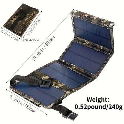 USB Foldable Solar Panel Portable Flexible Small Waterproof 5V Folding Solar Panels Cells For Mobile Phone Battery Charger