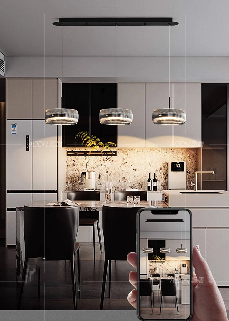 Modern home decor ring led lights pendant light lamps for living room Chandeliers for dining room hanging light indoor lighting