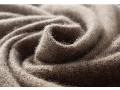 High quality triangular design women's 100% cashmere scarf fashionable shawl winter knitted warm neck protection adult scarf
