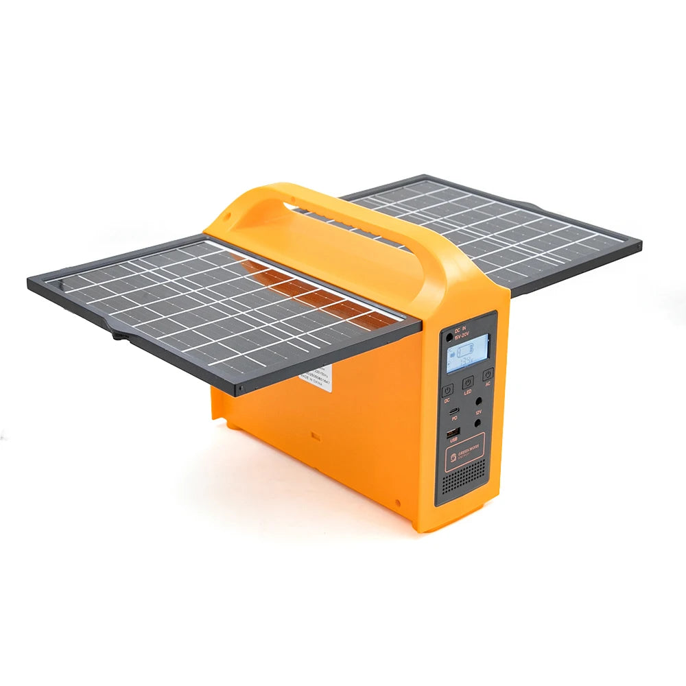 All in One Solar Power Station 100W Generador Solar Outdoor Camping Emergency Mini Portable Power Station with Solar Panels