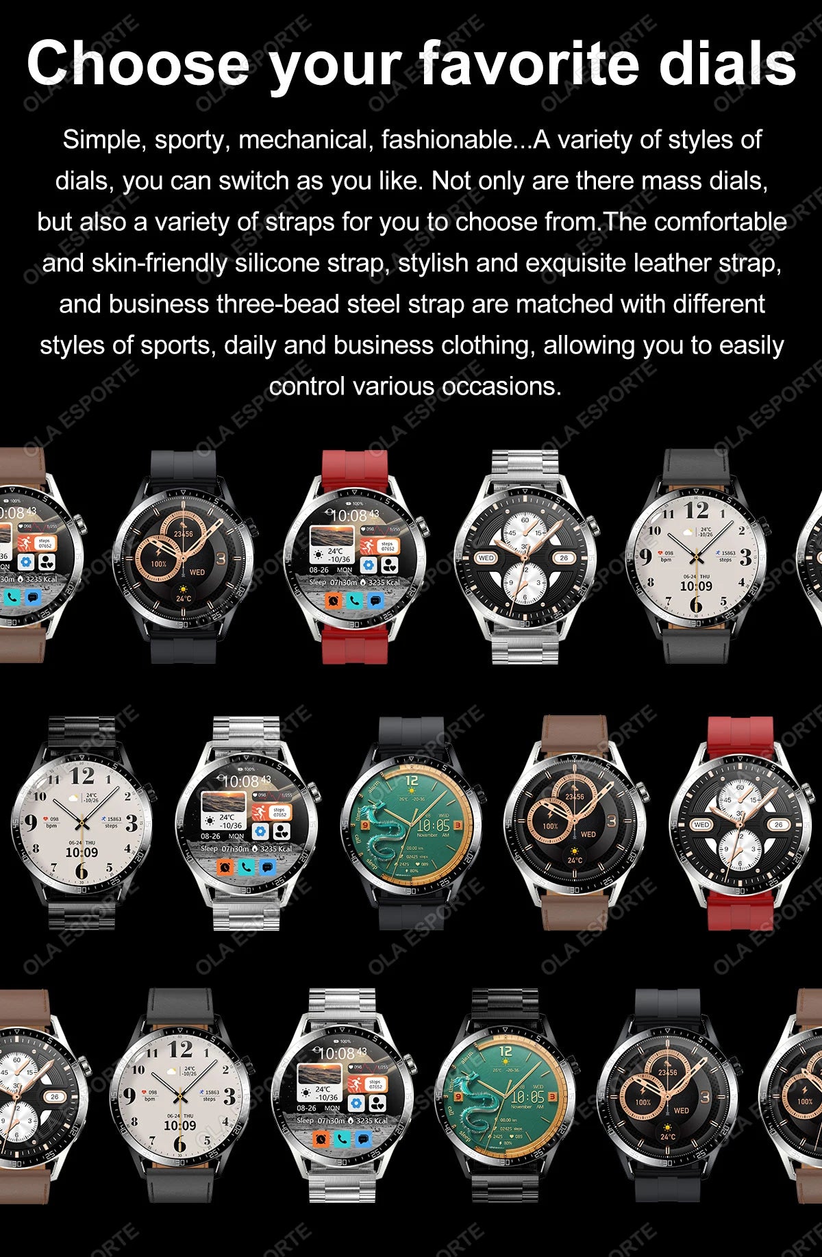 2025 New Smart Watch Men Women GPS 1.36'' AMOLED Touch Screen Smartwatch Heat Rate Monitor BT Call Sport Smart Watches Men Women