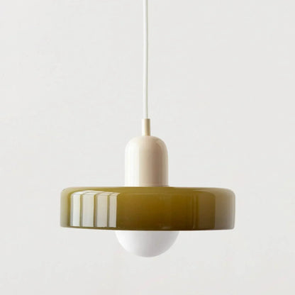Nordic Retro Glass Pendant Lamps Indoor E27 LED Chandelier Living Room Dining Room Bedroom Kitchen Decorative lights Fixture